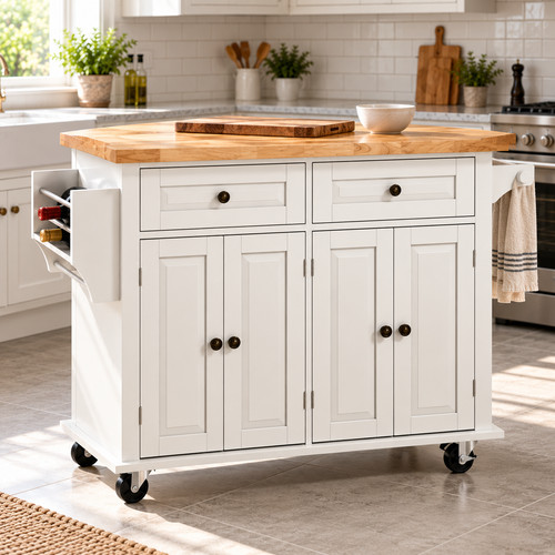Kitchen island wheels - kitchen,
