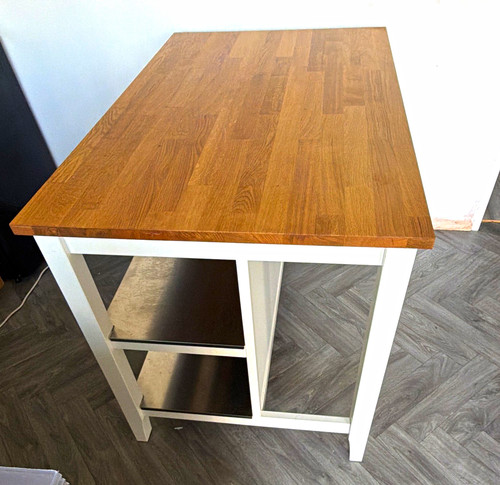 Rectangular kitchen island - kitchen,