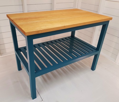 Handmade kitchen island prep - kitchen, island.